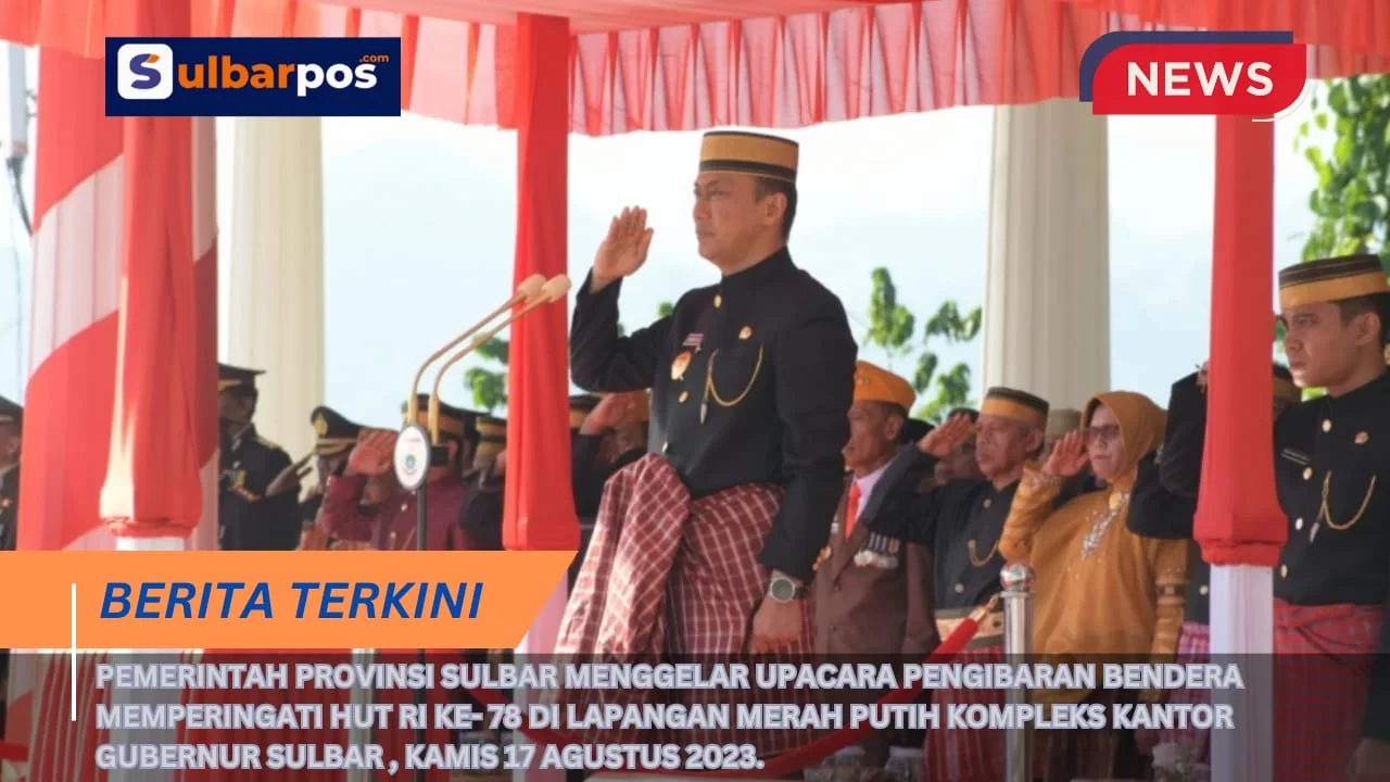 Pemerintah Provinsi Sulawesi Barat Gelar Upacara Pengibaran Bendera ...