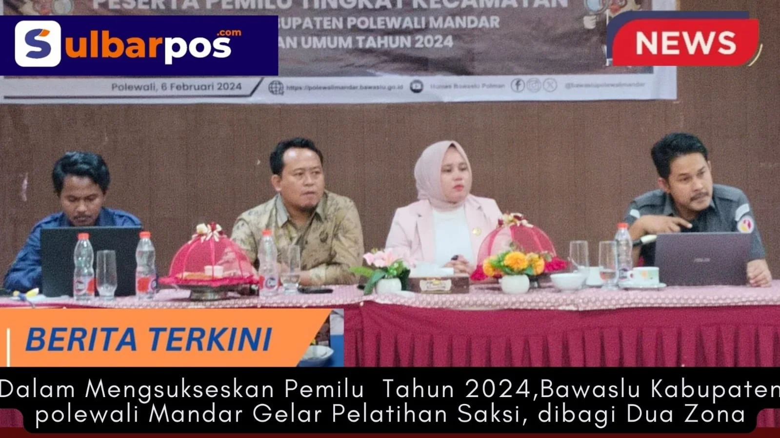 Sukseskan Pemilu Bawaslu Kabupaten Polewali Mandar Gelar