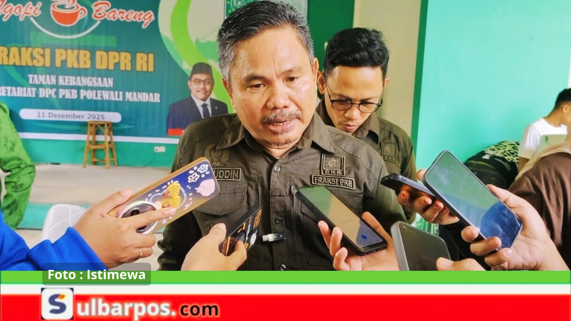 Ketua DPC PKB Polman dan Juga Wakil Ketua DPRD Polewali Mandar, H.Amiruddin.SH